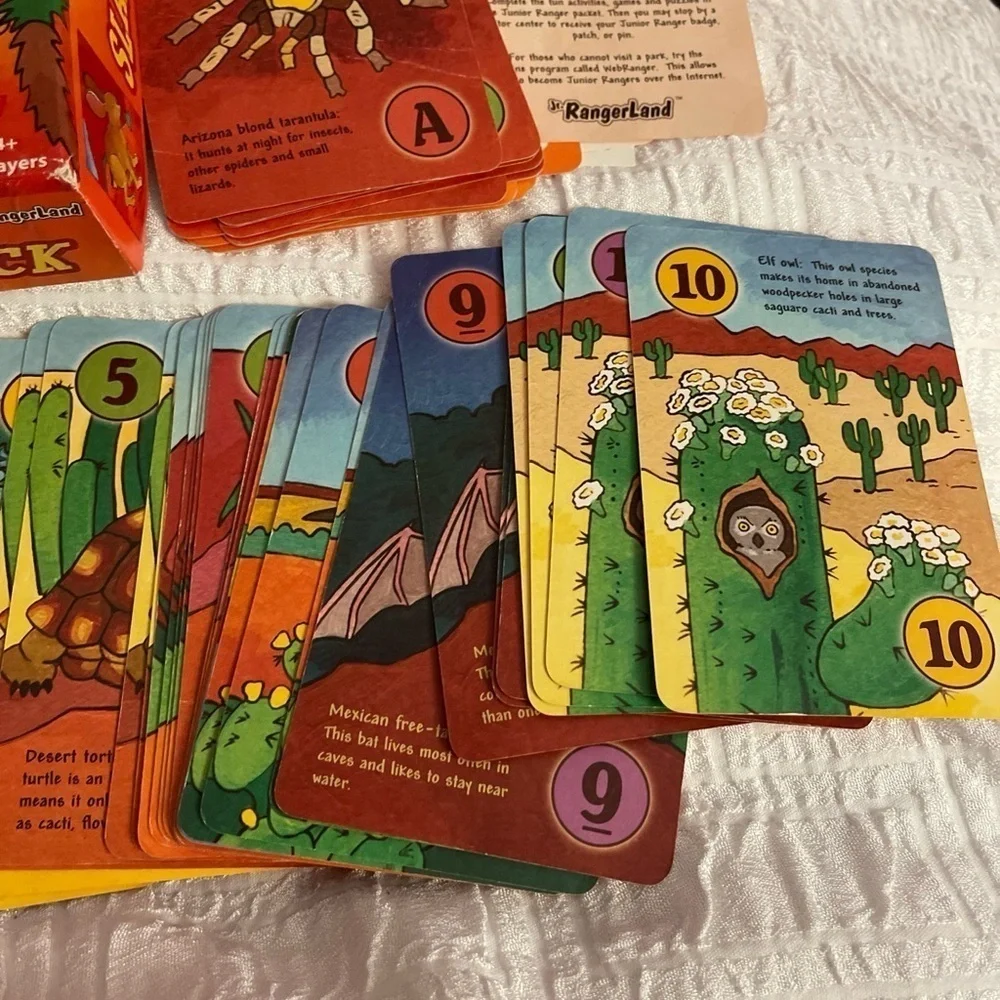 Southwest Slap Jack Card Game COMPLETE Jr RangerLand Haywood 2012 Kids